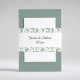 Einladungskarte Hochzeit Blätterband réf.N53106