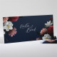 Danksagungskarte Hochzeit Nachtblumen réf.N131103