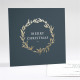 Weihnachtskarte Goldene Blätterkrone ref.N351101