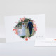 Dankeskarte Hochzeit Blumenrahmen ref.N161163