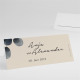 Tischkarte Hochzeit Aquarell in Schwarz ref.N440877