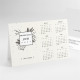 Weihnachtskarte Winterblumen - Kalender ref.N41152