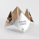 Hochzeitseinladung Blätterschmuck - Origami ref.N330116