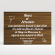 Carton d'invitation mariage Romantique et sympa réf.N12084
