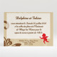 Carton d'invitation mariage Nos anges réf.N12085