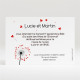 Carton d'invitation mariage Un Oui en photo réf.N120110