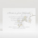 Carton d'invitation mariage Blanches orchidées réf.N120122