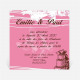 Carton d'invitation mariage Le gâteau rose et blanc réf.N300100