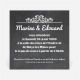 Carton d'invitation mariage Belle ardoise mariage réf.N300131