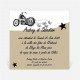 Carton d'invitation mariage Moto vintage réf.N300138