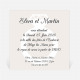 Carton d'invitation mariage Notre Diamant réf.N300137