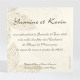 Carton d'invitation mariage Romantique byzantin réf.N300152