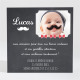 Remerciement naissance Petite Moustache originale réf.N300170