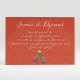 Carton d'invitation mariage Medaillon couleurs d'automne réf.N120248