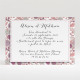 Carton d'invitation mariage Liberty pastel vintage réf.N120263