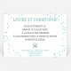 Carton d'invitation mariage Camaïeu réf.N120284