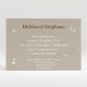 Carton d'invitation mariage Thème musical réf.N120296