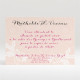 Carton d'invitation mariage Coeur en Liberty réf.N120301