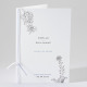 Livret de messe mariage Gravure florale réf.N49156