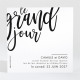 Carton d'invitation mariage Le Grand Jour réf.N3001542