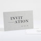 Carton d'invitation mariage Texture marbrée réf.N16162