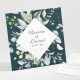 Carton d'invitation mariage Composition florale réf.N301124