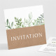 Carton d'invitation mariage Fougères réf.N301153